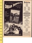 Dread Zeppelin 5 000 000  Original 1990s Music Magazine Ad Interview Magazine