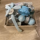 Bath Spa Gift Set  aqua Elegante  - Luxury Basket With Jasmine   Lavender