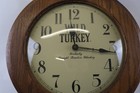 Vintage Wild Turkey Wall Clock 16x28   great Condition  Tested   Working