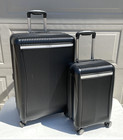 Samsonite Blackstone 2 Piece Hardside Expandable Spinner Luggage Set In Black