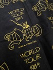 Vintage 80s Dio 1984 Bandana Scarf Headband Heavy Metal Rock Band Concert Merch