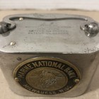 Vintage Marine National Bank Of Milwaukee wi  Coin And Paper Money Bank No Key