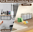 Paper Towel Dispenser  Metal Paper Towel Holder With Wood Lid  Commercial Nap   