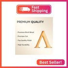 1 Pack Official Greek Wooden Letters For Crafts  Lambda - 6  Classic Font Single