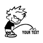 Custom Peeing On Piss On Vinyl Decal Funny Car Truck Window Sticker