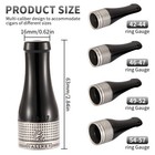 Galiner Silver Pure Copper Cigar Holder Mouthpiece Nozzle 4 Sizes With Gift Box