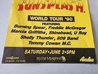 Reggae Sunsplash Usa Vintage Poster 1990 Irvine Ca  11    X 17   
