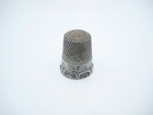 Antique Sterling Silver 16 2mm Scroll Wave Border Sewing Thimble