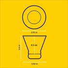 Joyjolt Afina Stemless Martini Glasses Set Of 6  8 5oz Liquor Drinking Glasse   