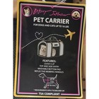 Betsy Johnson Pet Carrier Bag Dog Cat Travel Tsa Compliant Up To 16 Lbs