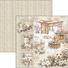 Ciao Bella Paper Winter Season 8  X 8  Scrapbooking Paper Set Christmas Snow