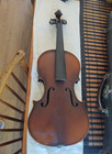 Antique E  Martin 4 4 Violin Stradivarius Sachsen Germany W  Case 2 Bows   Extra