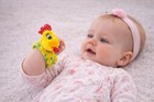 Balibazoo Farm Friends Wrist Rattle Set     Soft Plush Sensory Wristbands  Babies