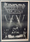 Hawkwind 1981 Original Poster Advert Sonic Attack