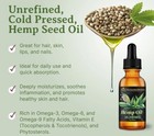 Organic Hemp Oil  5-pack  Cold-pressed  Stress Pain Sleep  Unrefined  Made Usa