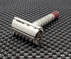 Vintage 1956 Gillette Red Tip Super Speed De Safety Razor B3