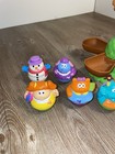 Vintage Playskool Weebles Wobble Lot Of 11 Characters   Spinner