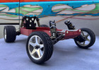Team Associated Rc10 Rc 1 10 Assembled Chassis Roller  6010 Powder Coated Red