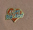I Love Walmart Red Heart Employee Associate Vest Lapel Pin