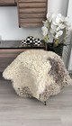  100 Natural Gotland Sheepskin Rug sheepskin Pelt natural Color white brown