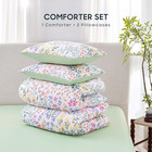 Romantic watercolor Wildflowers Pattern Comforter Sets - Gg Home