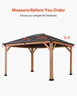 Vevor Winter Gazebo Cover Fits 10 X 10 Ft Gazebos Weatherproof With Mesh Windows
