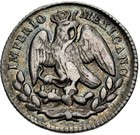 Mexico 5 Centavo M 1864 Maximilian  Mexico Mint  Km  385 1