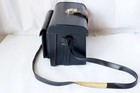Vintage Omnica Black Leather Camera Case Bag Fits Leica Rangefinder Cameras