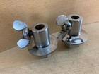 Ludwig 60s Vtg Diappearing Spur Mount Bass Drum Leg Holder Parts Pair Club Date