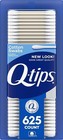 Q-tips 625 Count Cotton Swabs For Hygiene And Beauty Care  Made With 100  Cotton