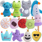 26 Pack Dog Squeaky Toys Soft Plush Chew Toys For Small Medium Dogs Pets
