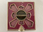 Jay Strongwater Goldenbrown Square Swarovski Crystals Enamel Photo Picture Frame