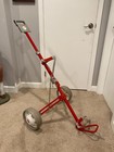 Wilson Golf Vintage Metal Push pull 2-wheel Cart - Red white - Great Condition