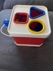 Vintage Ambi Toys Shape Sortcube Baby Education Toy Key Bright Holland 5 Shapes