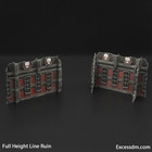 Wh40k 11th Ed Foldable Industrial Terrain Half full 19 38pcs Unpainted