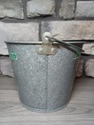Rolling Rock Premium Beer Metal Bucket Of Rocks Latrobe Pa 1992 Vg Cond W handle