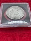1854 Seated Liberty Silver Half Dollar 50c W arrows 