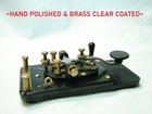  wwii Lionel J-38 Telegraph Key reconditioned  Custom Wood Base   Clear Coated 