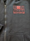 Vtg 2005 Bon Jovi Have A Nice Day Concert Tour Hoodie Sweatshirt Men s Lg Black