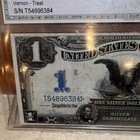 1899  1 Silver Certificate Black Eagle Cga -0223291 Very Fine 35