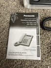 Panasonic Kx-tsc11b Corded Telephone Black Caller Id Call Waiting Memory