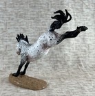 Custom Painted Little Bucker Curio Resin  Appaloosa