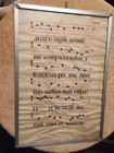 Antique 1500   s Large Vellum Church Alter Hand Drawn Illuminated Manuscript