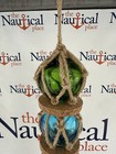 5 X 2  Glass Fishing Floats   Corks On Rope  Nautical Fish Net Balls W  Netting