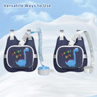 Toddler Harness Backpack Leash With Wrist Link   Cute Dinosaur Anti-lost Walking