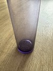 Vintage Purple Glass Bottle Vase     Decorative Retro Home Decor