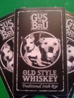 Letterkenny Whiskey Label - 5  Gus N  Bru Bottle Decal- Super Soft Party Sticker