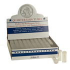 Quarter  25 Cent  Size Coin Tubes  100 Count  - Official Whitman