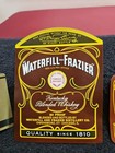 Vintage Waterfill And Frazier Kentucky Bourbon Whiskey Labels Lot Of  3 