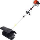 52cc 2 4hp 1700w Epa Gasoline Powered Snow Sweeper Brush Broom 21x10  Paddle
